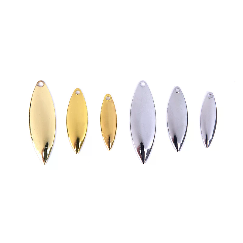 50 Peças de Lâminas de Spinner - Fishing Lure Blade Bait avaliação e preço