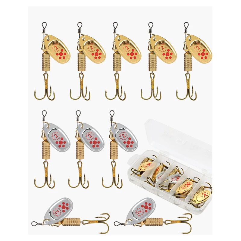 Conjunto de Iscas Spinner JSFU - Fishing Lure Blade Bait avaliação e preço