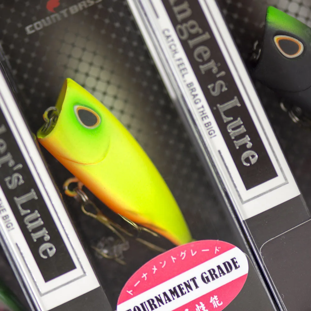 Countbass popper isca dura isc - Fishing Lure Popper avaliação e preço